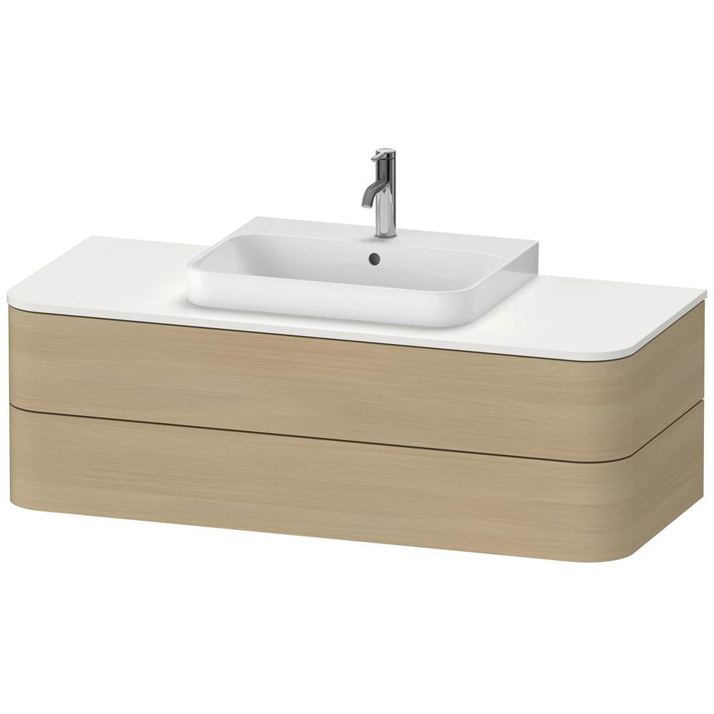Duravit - Happy D.2 Plus Two Drawer Wall-Mount Vanity Unit Mediterranean Oak - Mediterranean Oak