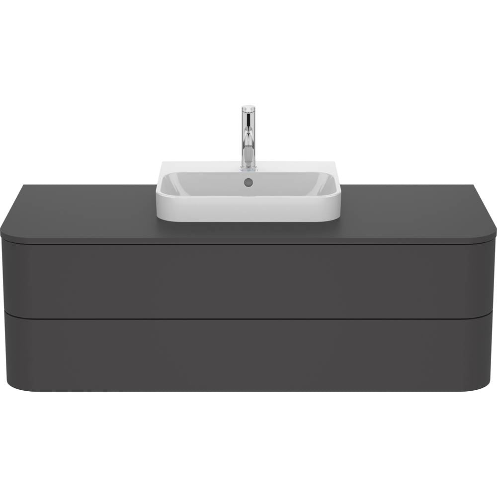 Happy D.2 Plus Two Drawer Wall-Mount Vanity Unit White