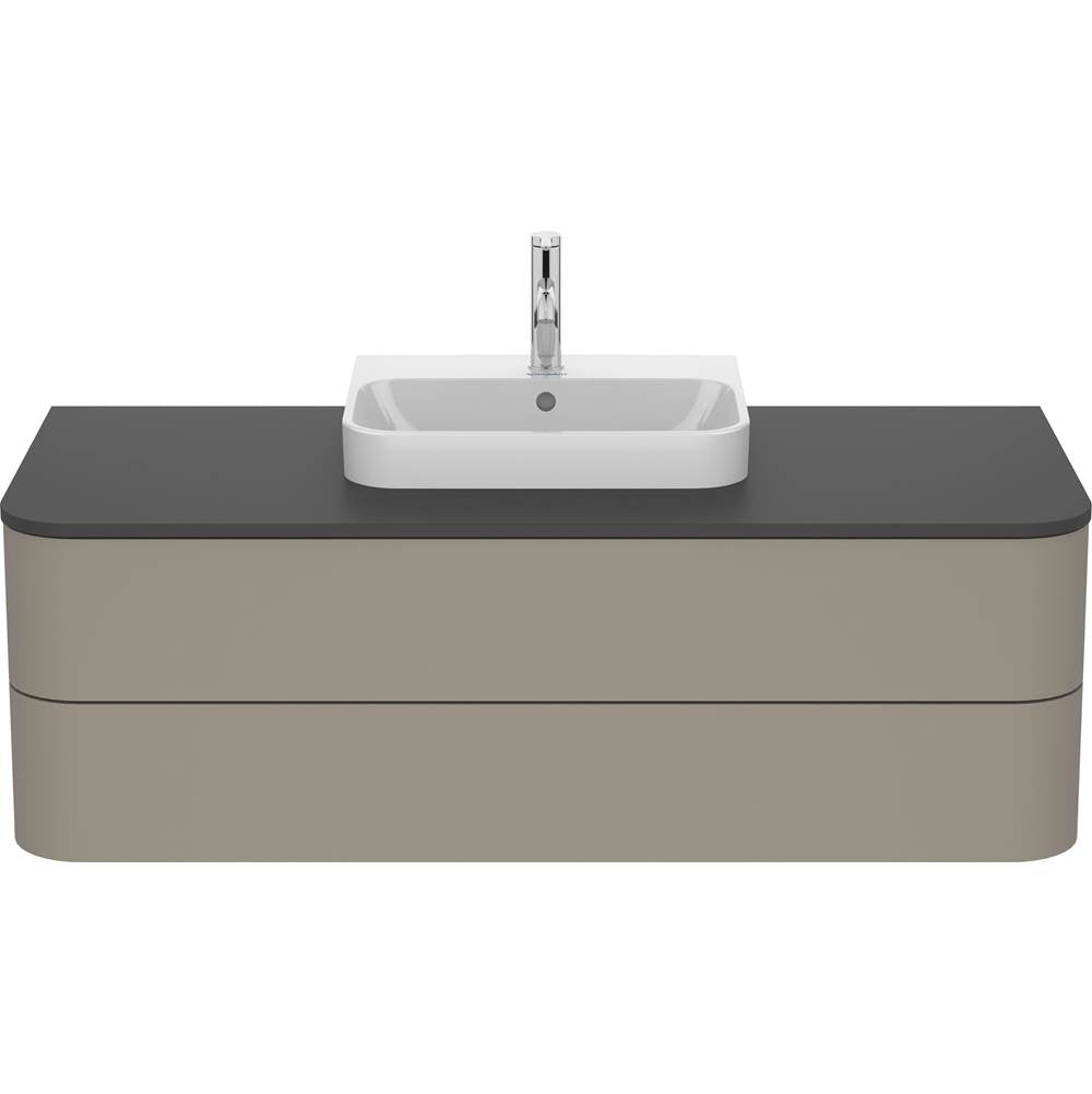 Happy D.2 Plus Two Drawer Wall-Mount Vanity Unit White