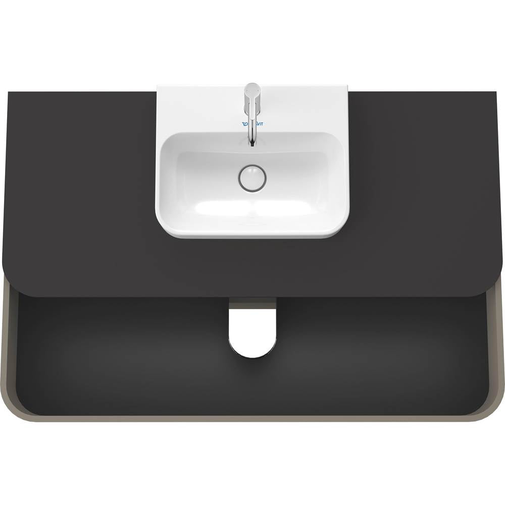 Happy D.2 Plus Two Drawer Wall-Mount Vanity Unit White