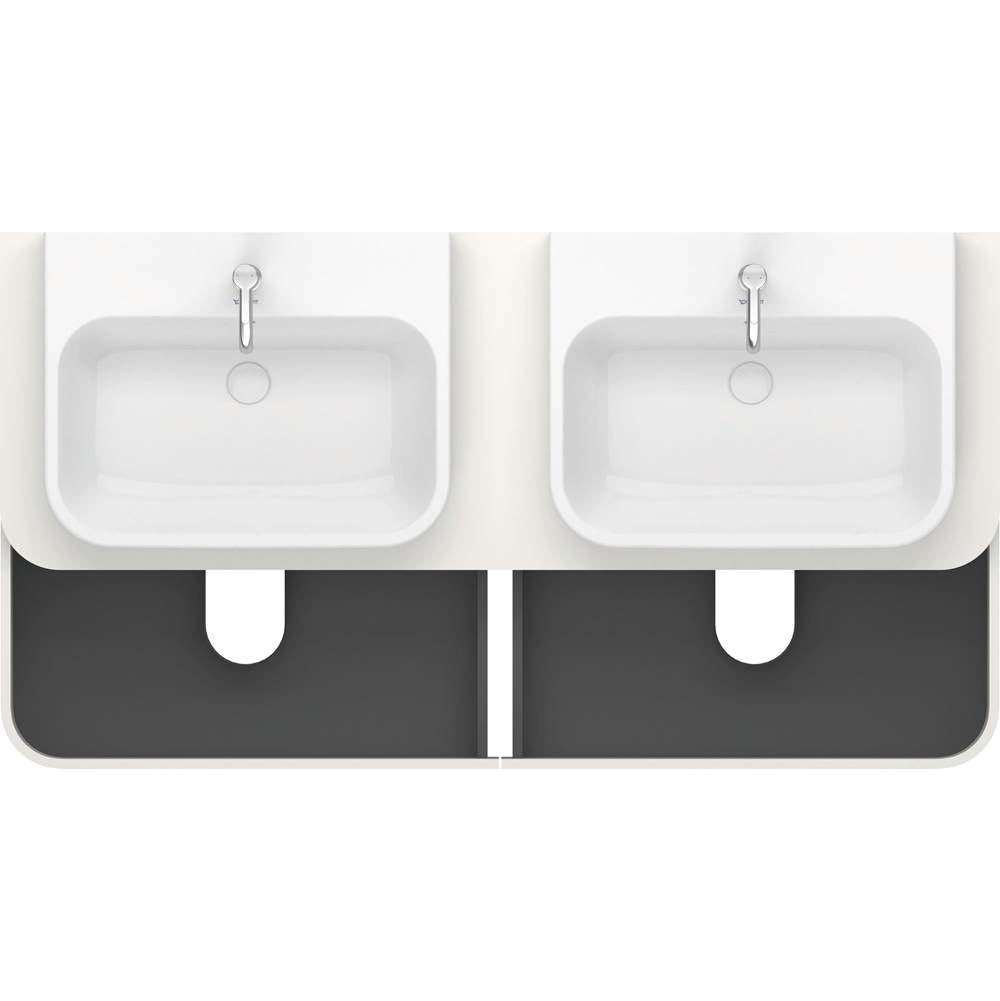 Happy D.2 Plus Four Drawer Wall-Mount Vanity Unit White