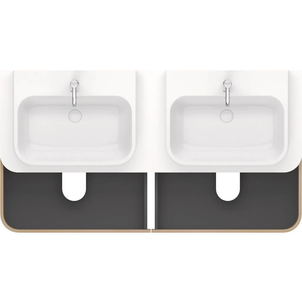 Happy D.2 Plus Four Drawer Wall-Mount Vanity Unit White