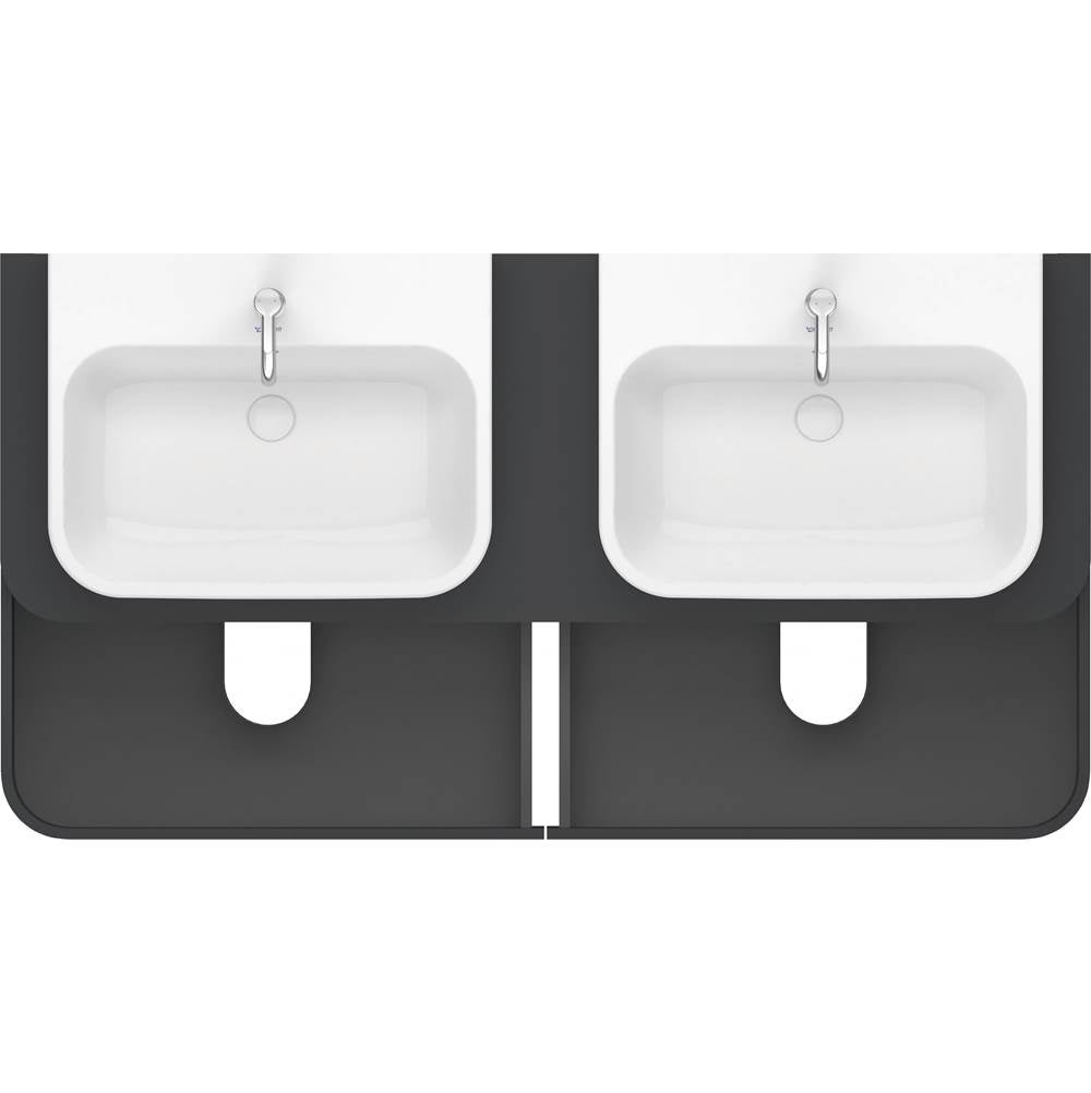 Happy D.2 Plus Four Drawer Wall-Mount Vanity Unit White