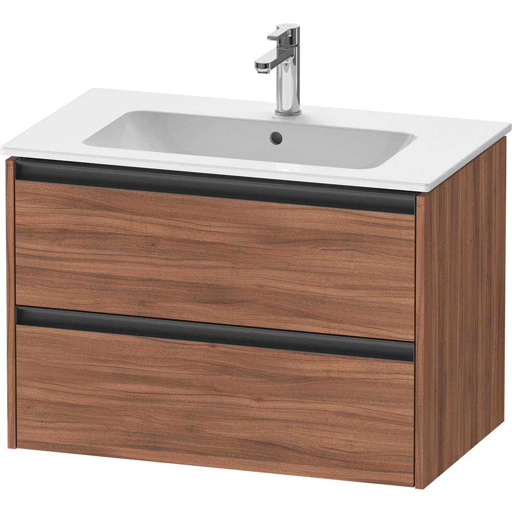 Duravit - Ketho.2 Vanity Unit Wall-mounted - Natural Walnut