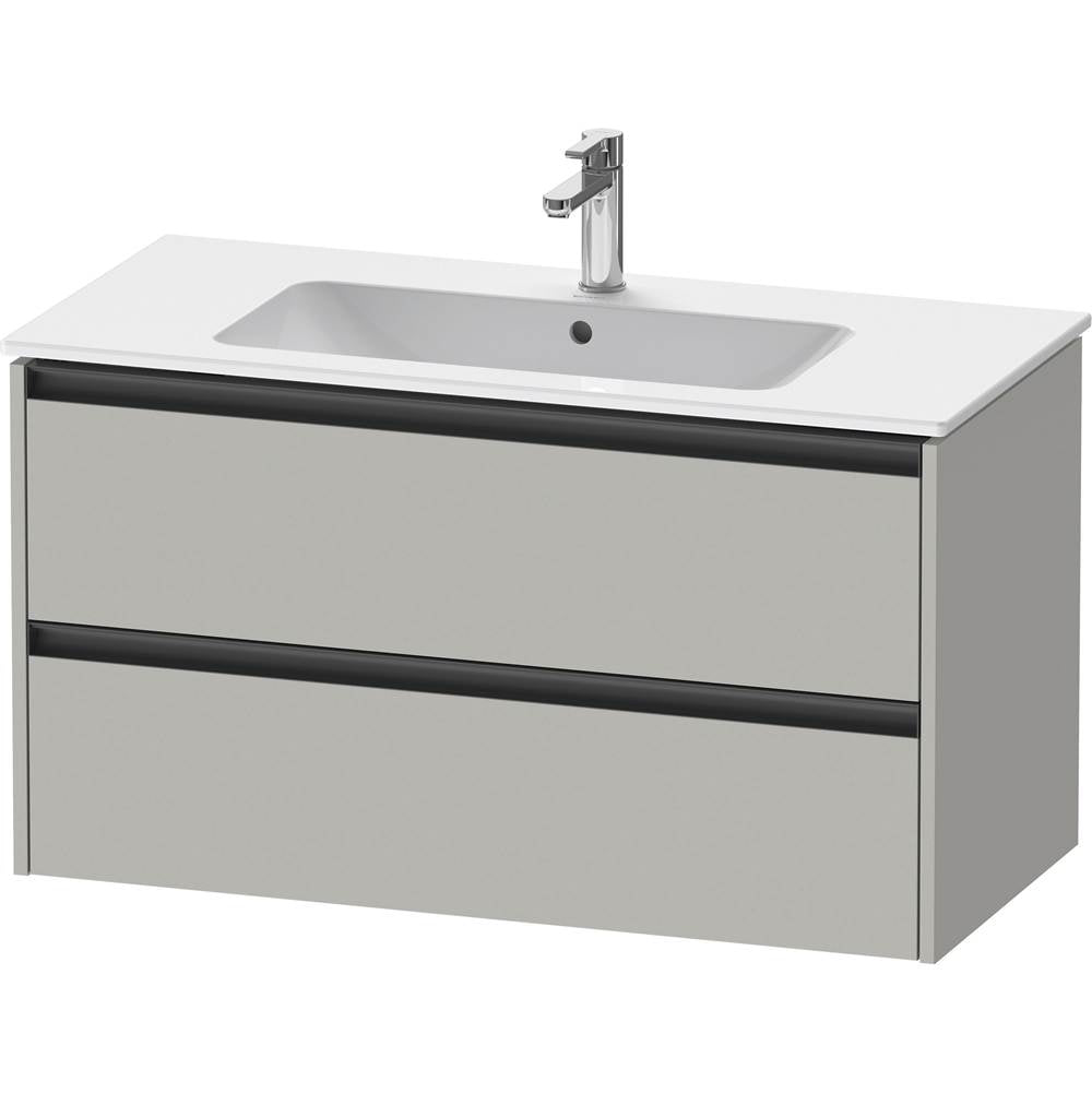 Duravit - Ketho.2 Vanity Unit Wall-mounted - Concrete Gray Matte