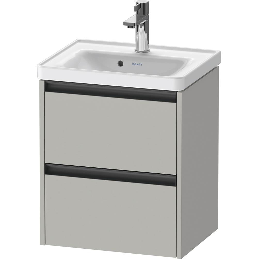 Duravit - Ketho.2 Vanity Unit Wall-mounted - Concrete Gray Matte