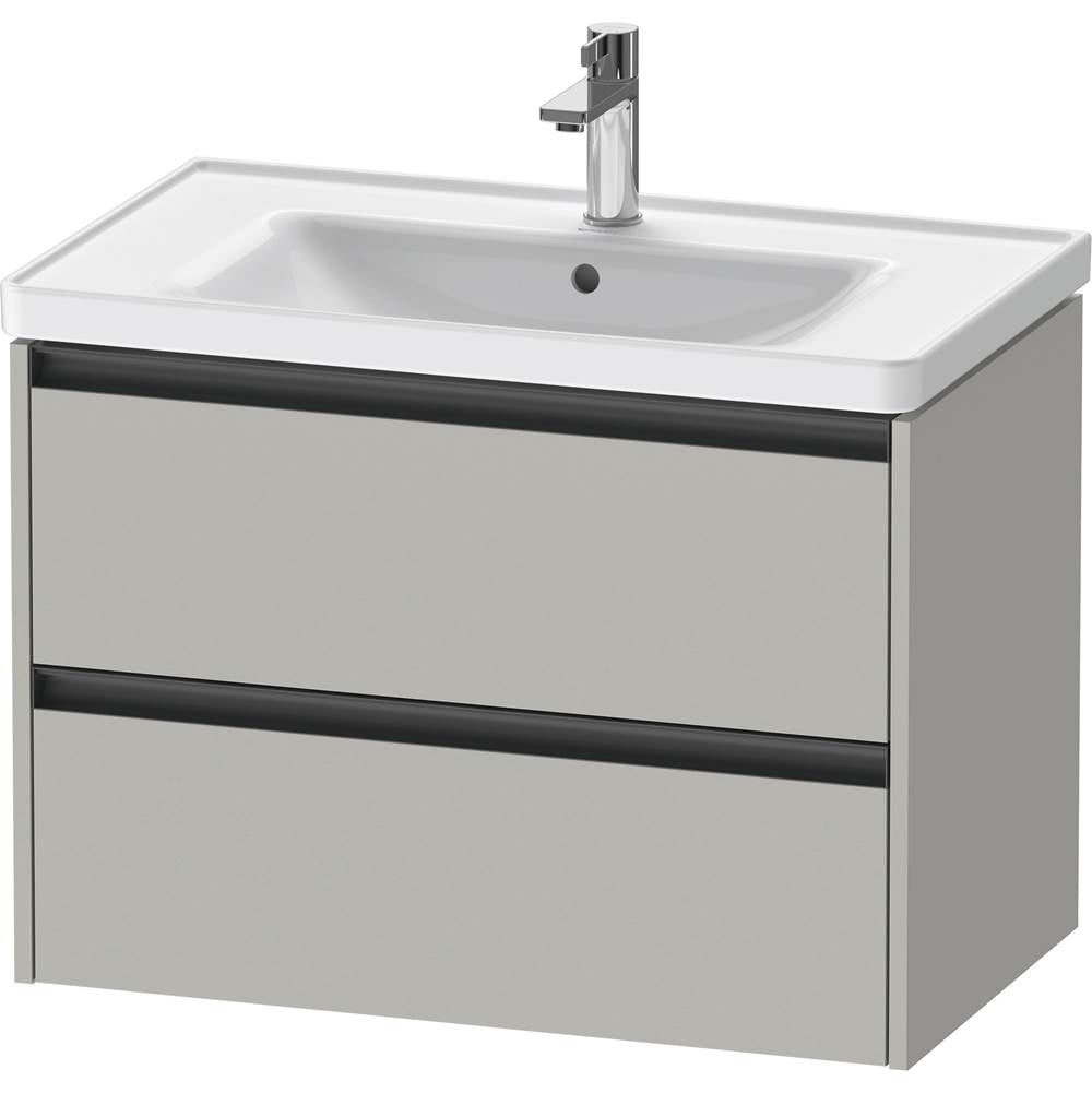 Duravit - Ketho.2 Vanity Unit Wall-mounted - Concrete Gray Matte