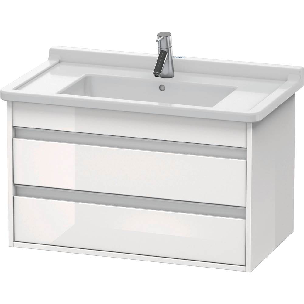 Duravit - Ketho Wall-Mount Vanity Unit White - White High Gloss