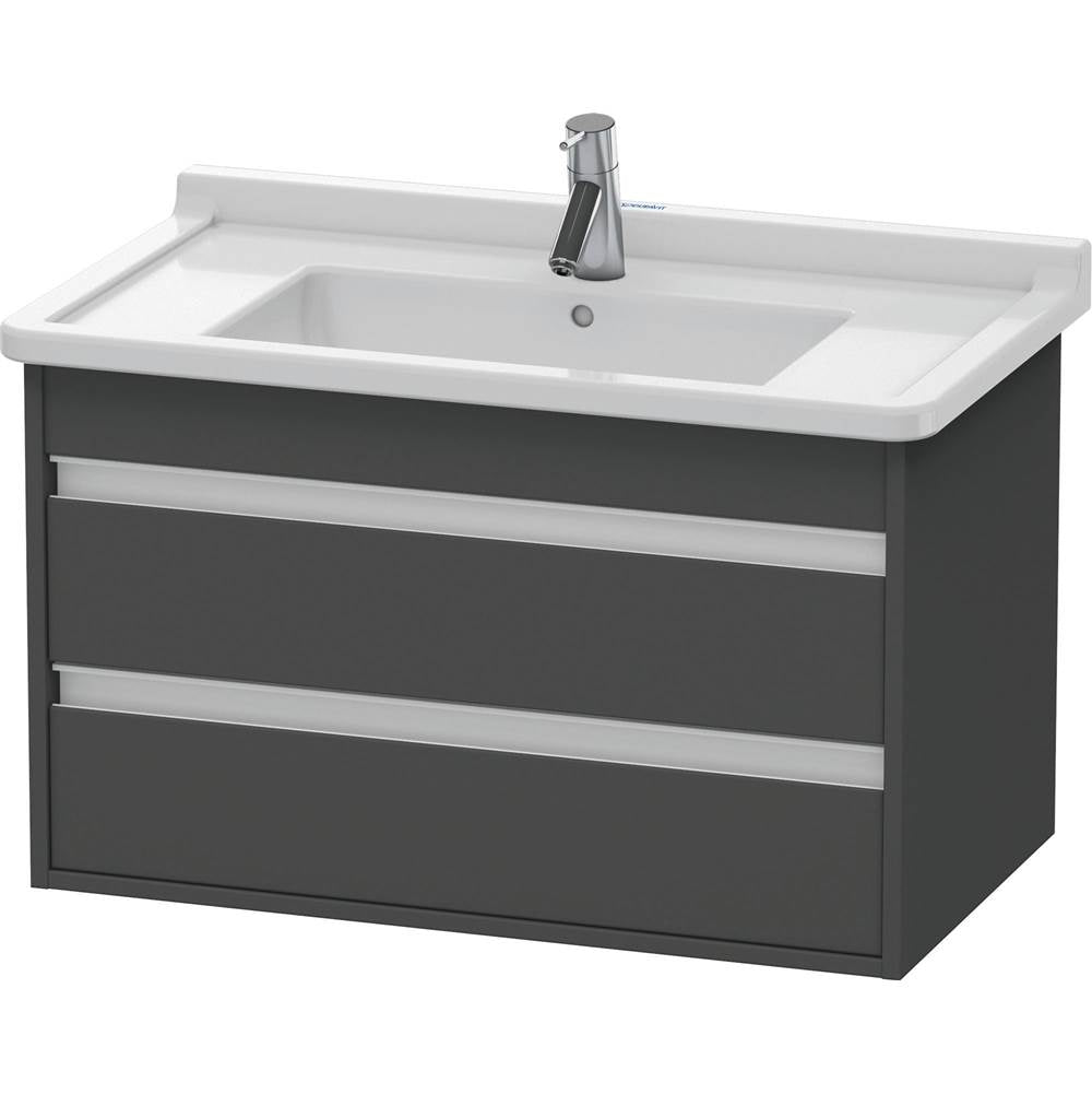 Duravit - Ketho Wall-Mount Vanity Unit Graphite - Graphite Matte