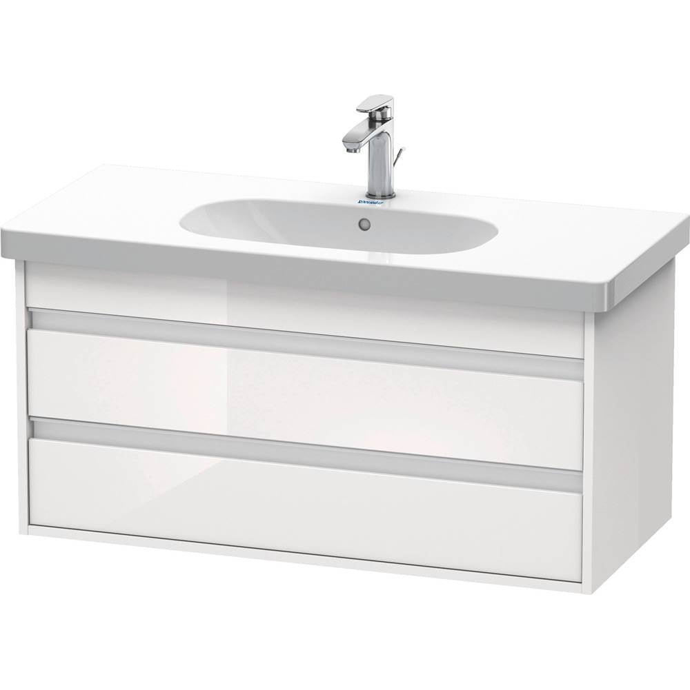 Duravit - Ketho Wall-Mount Vanity Unit White - White High Gloss