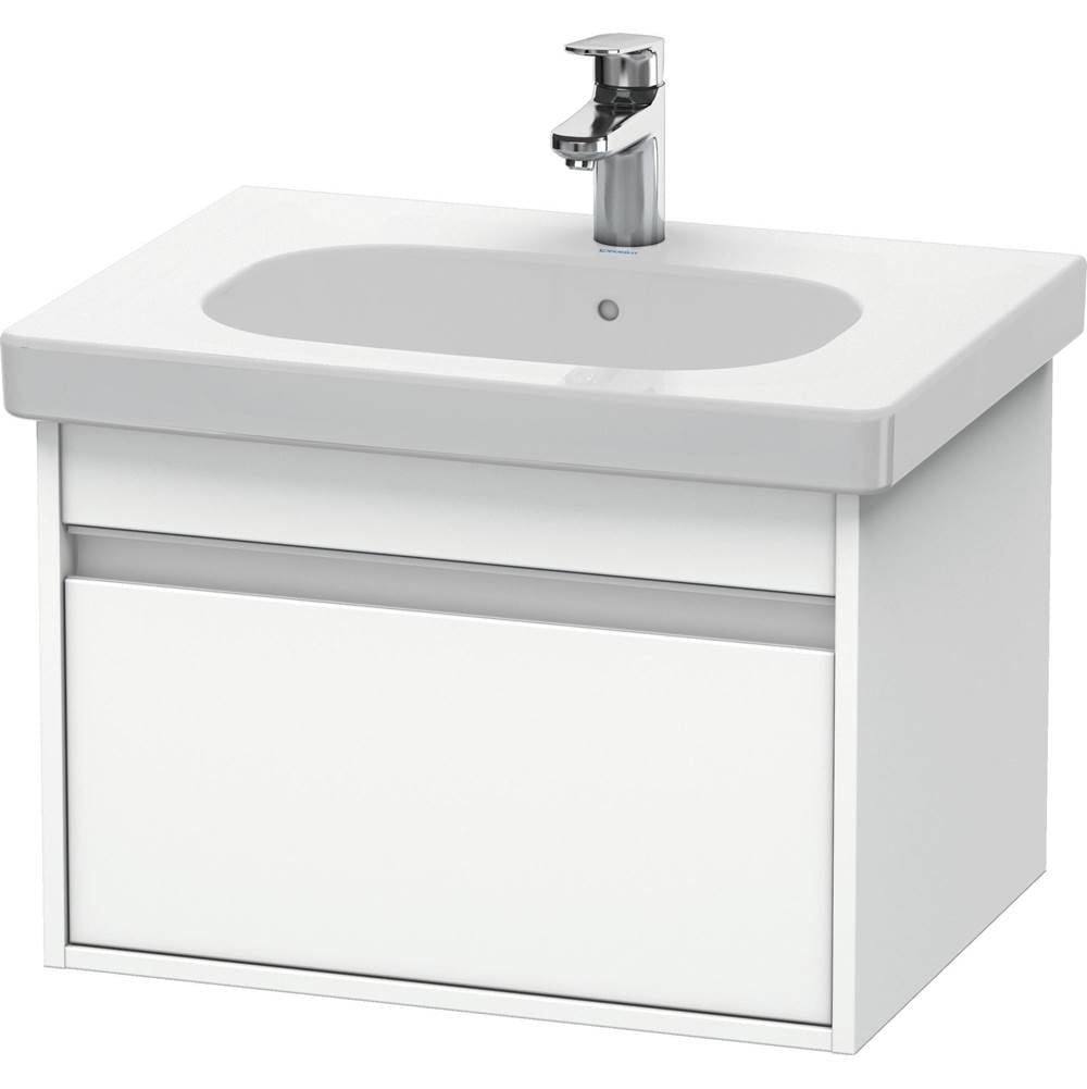 Duravit - Ketho One Drawer Wall-Mount Vanity Unit White - White Matte