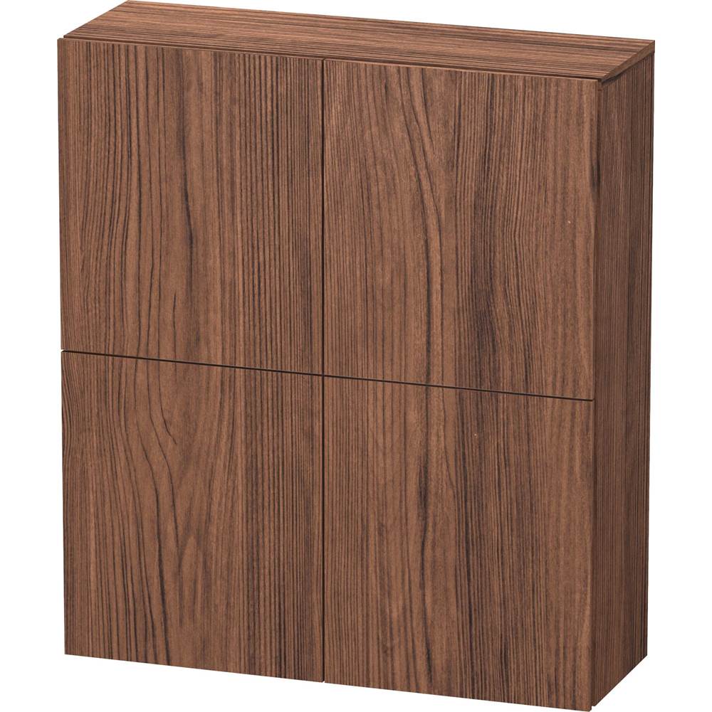 Duravit - L-Cube Semi-Tall Cabinet Walnut Dark - Walnut Dark