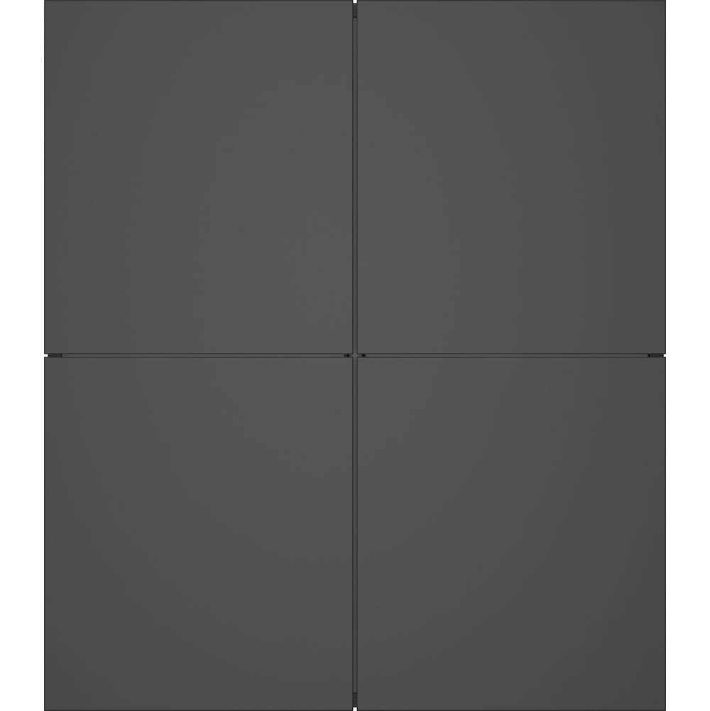 L-Cube Semi-Tall Cabinet Concrete Gray