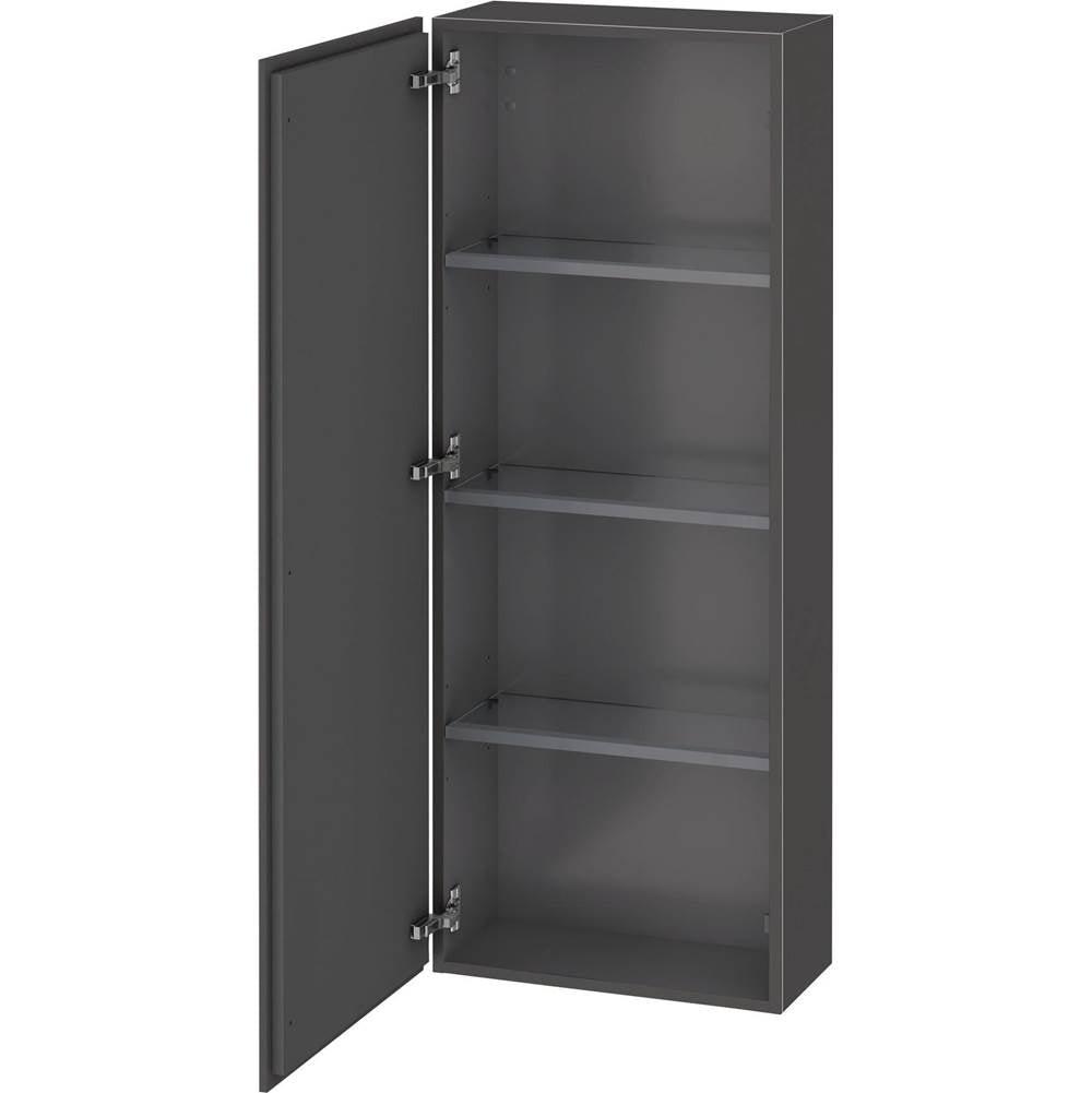 Duravit - L-Cube Semi-Tall Cabinet Graphite - Graphite Matte