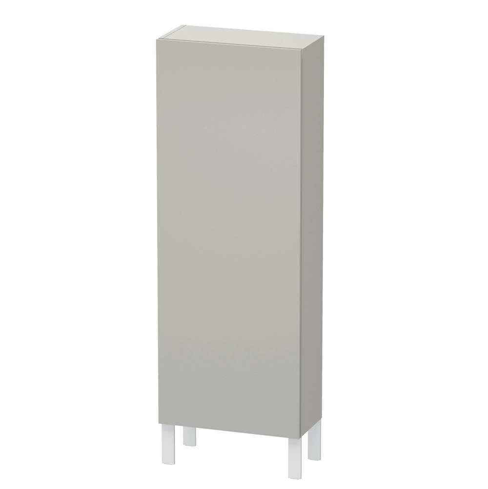 Duravit - L-Cube Semi-Tall Cabinet Concrete Gray - Concrete Gray Matte