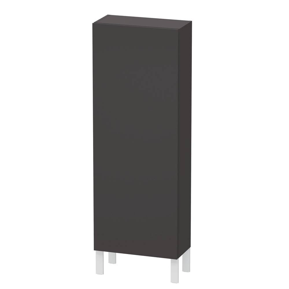 Duravit - L-Cube Semi-Tall Cabinet Graphite - Graphite Super Matte