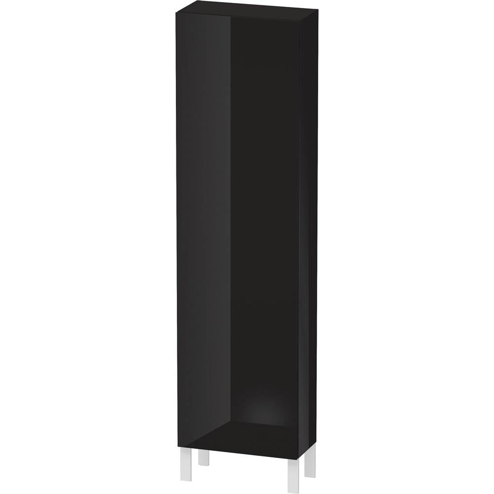 Duravit - L-Cube Tall Cabinet Black - Black High Gloss