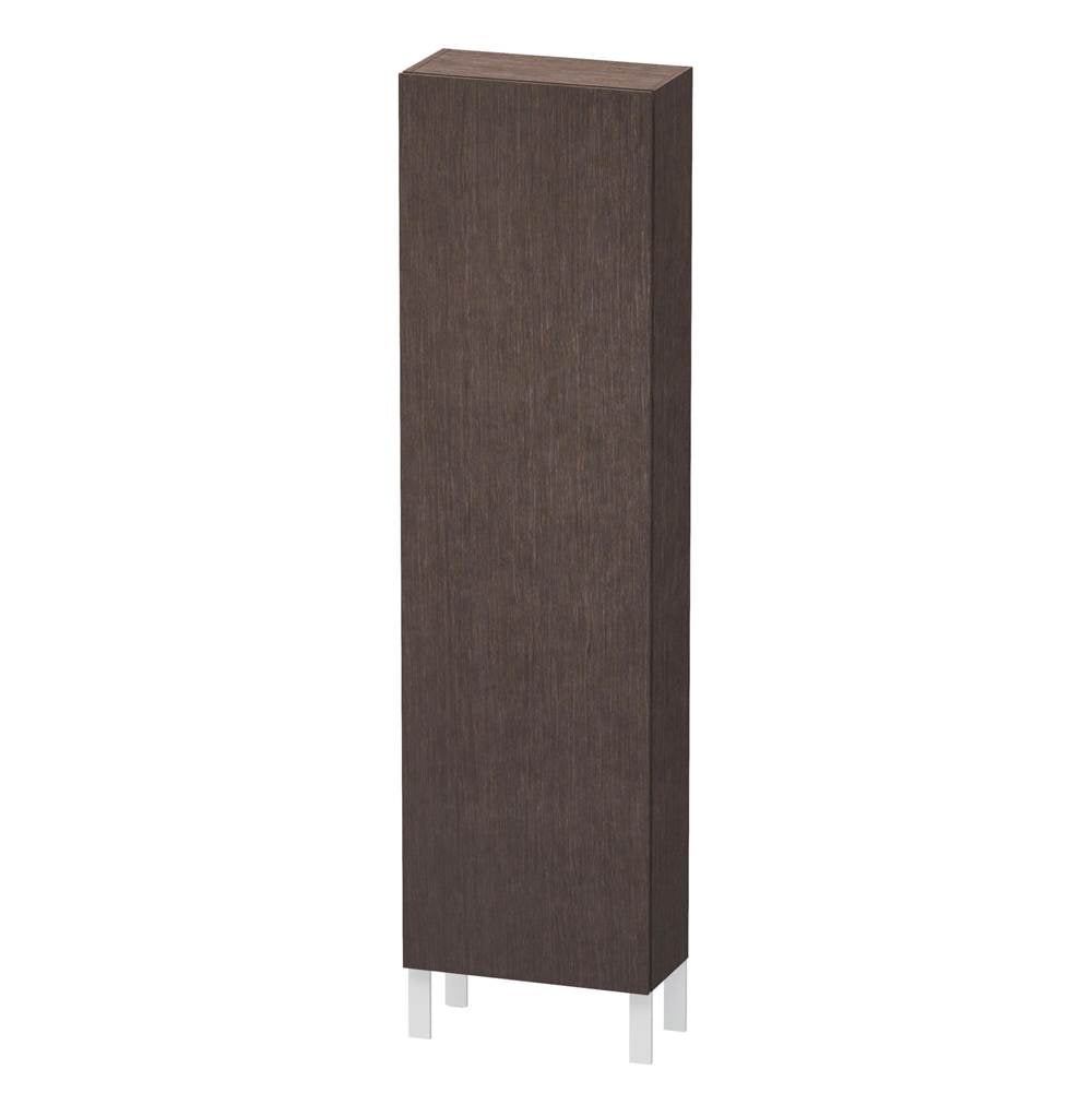 Duravit - L-Cube Tall Cabinet Dark Brushed Oak - Dark Brushed Oak