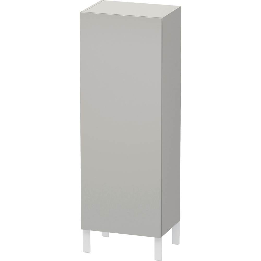 Duravit - L-Cube Semi-Tall Cabinet Concrete Gray - Concrete Gray Matte