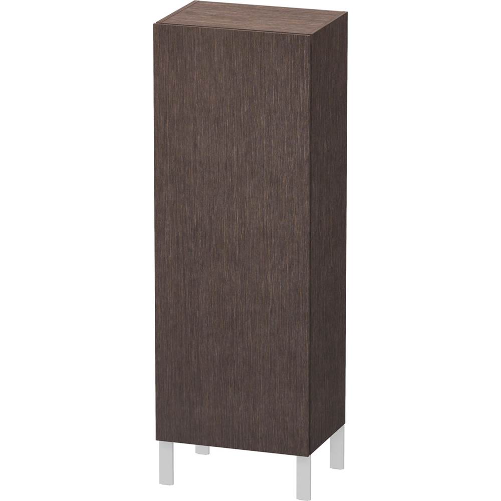 Duravit - L-Cube Semi-Tall Cabinet Dark Brushed Oak - Dark Brushed Oak
