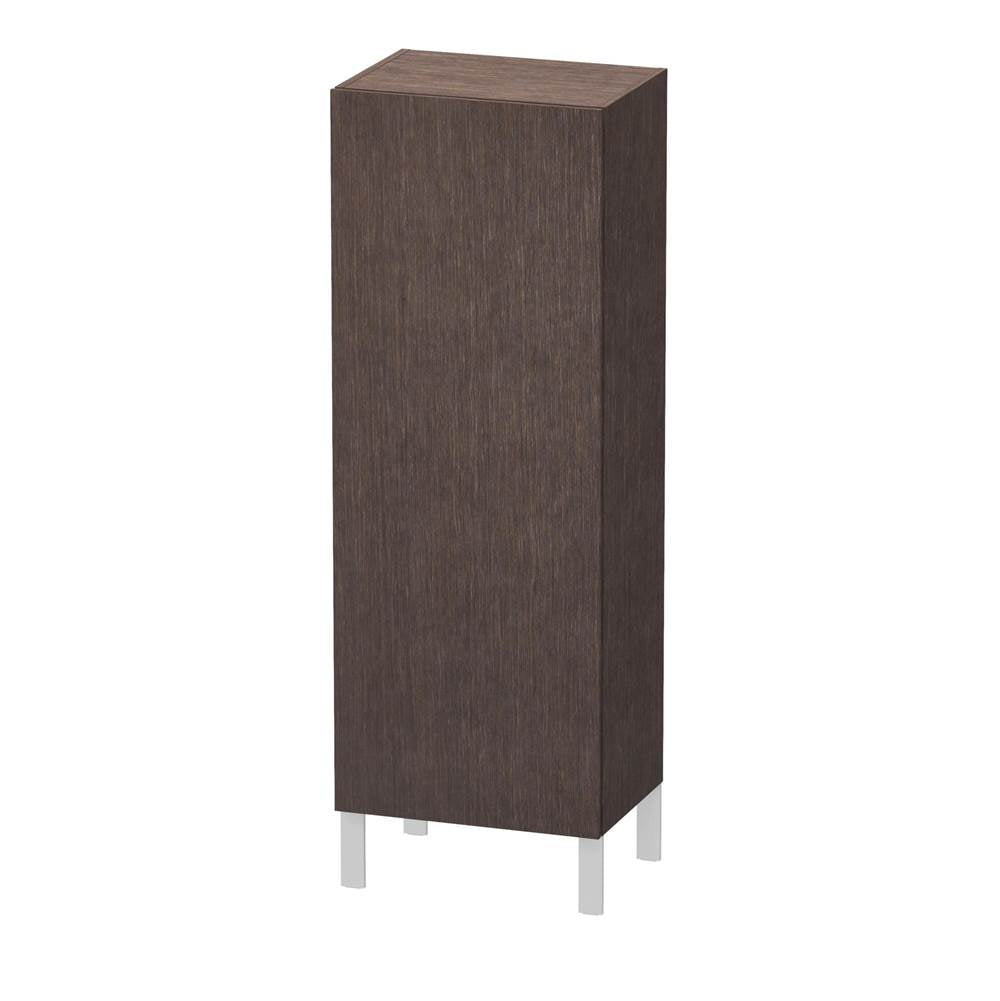 Duravit - L-Cube Semi-Tall Cabinet Dark Brushed Oak - Dark Brushed Oak