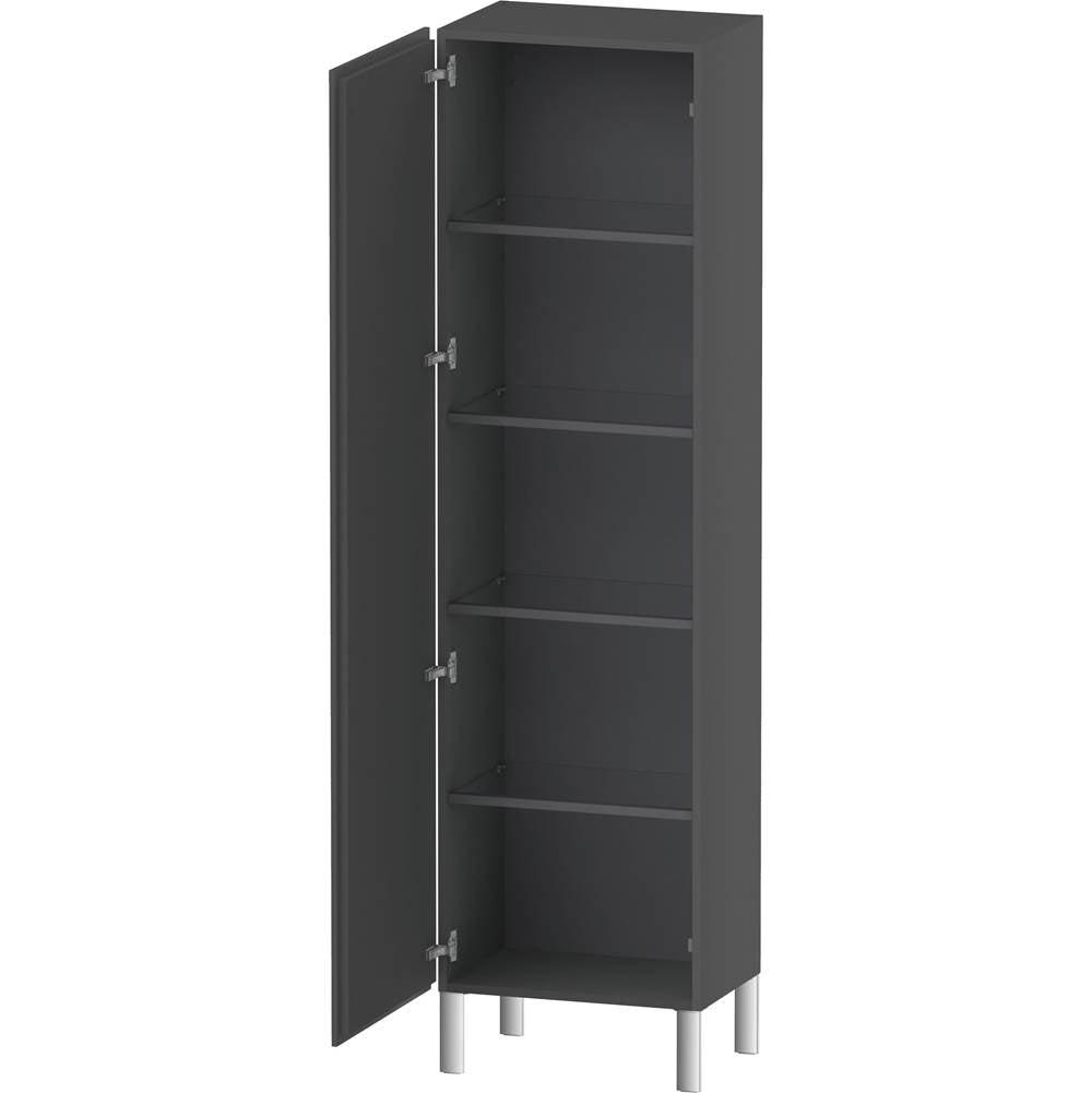 L-Cube Tall Cabinet Concrete Gray