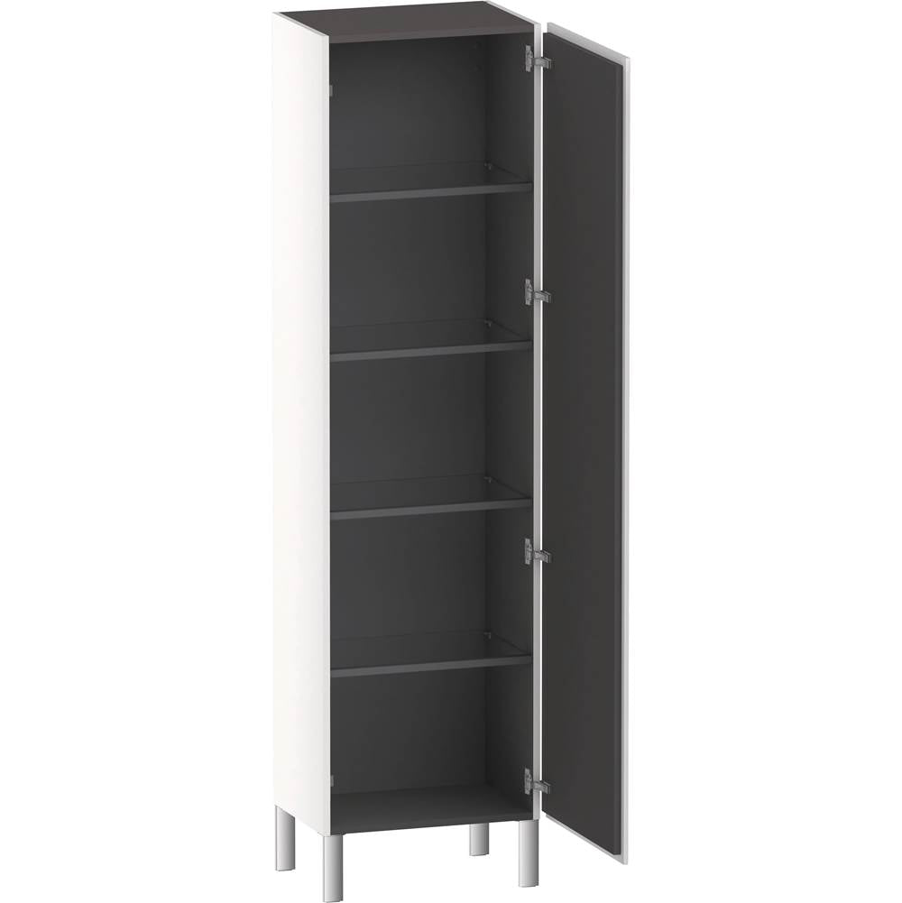 L-Cube Tall Cabinet Concrete Gray