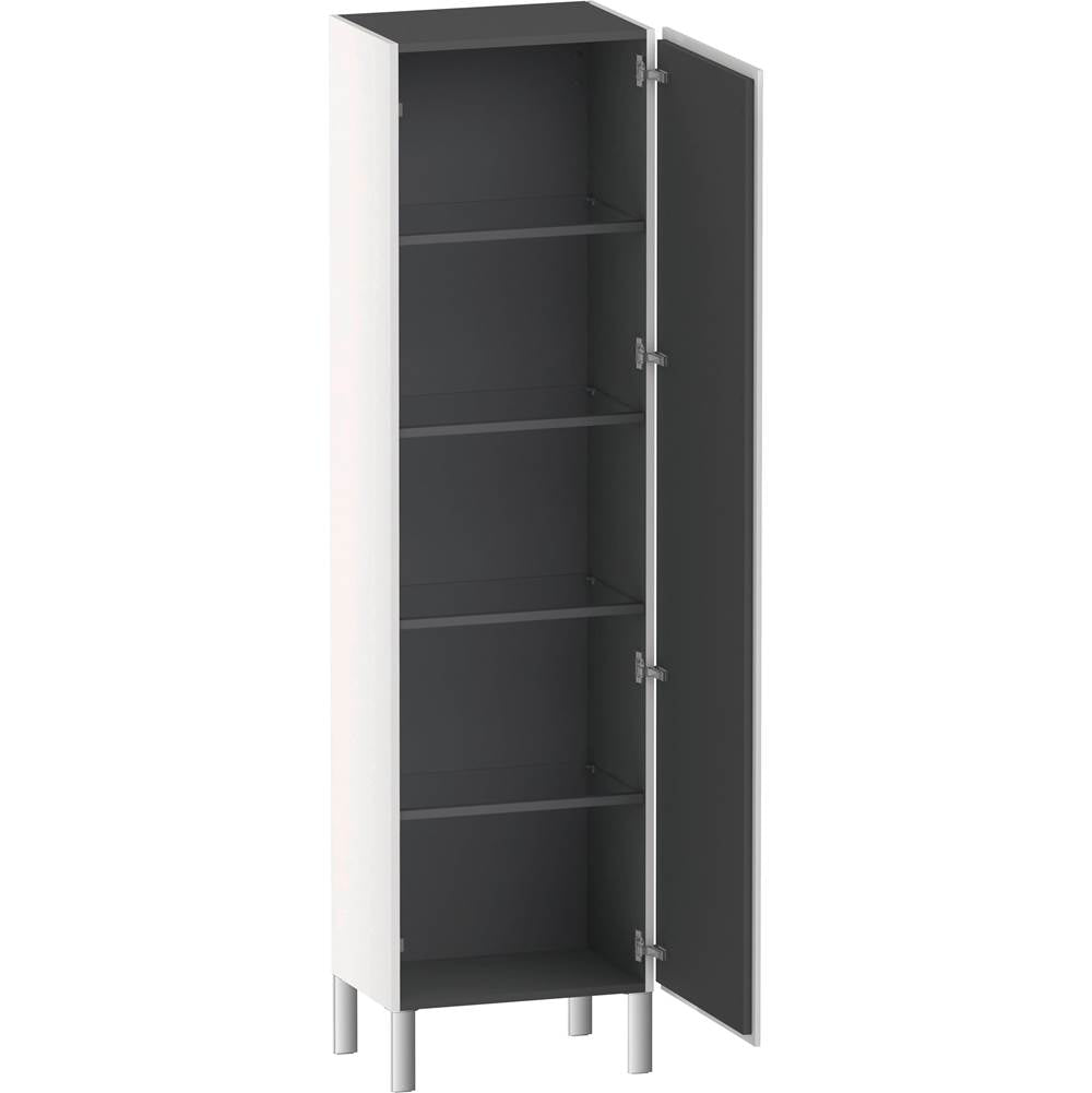 L-Cube Tall Cabinet Concrete Gray
