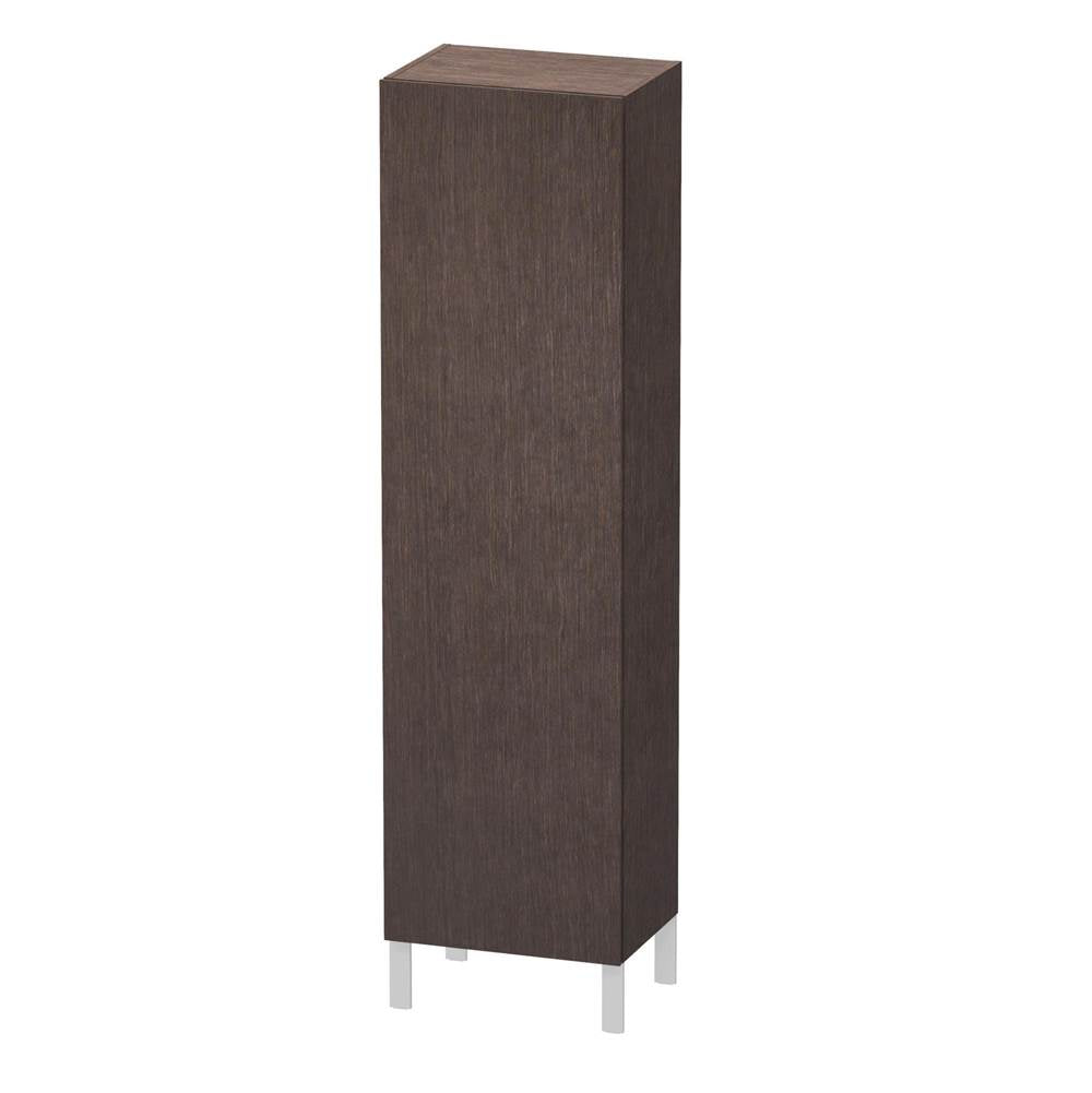 Duravit - L-Cube Tall Cabinet Dark Brushed Oak - Dark Brushed Oak