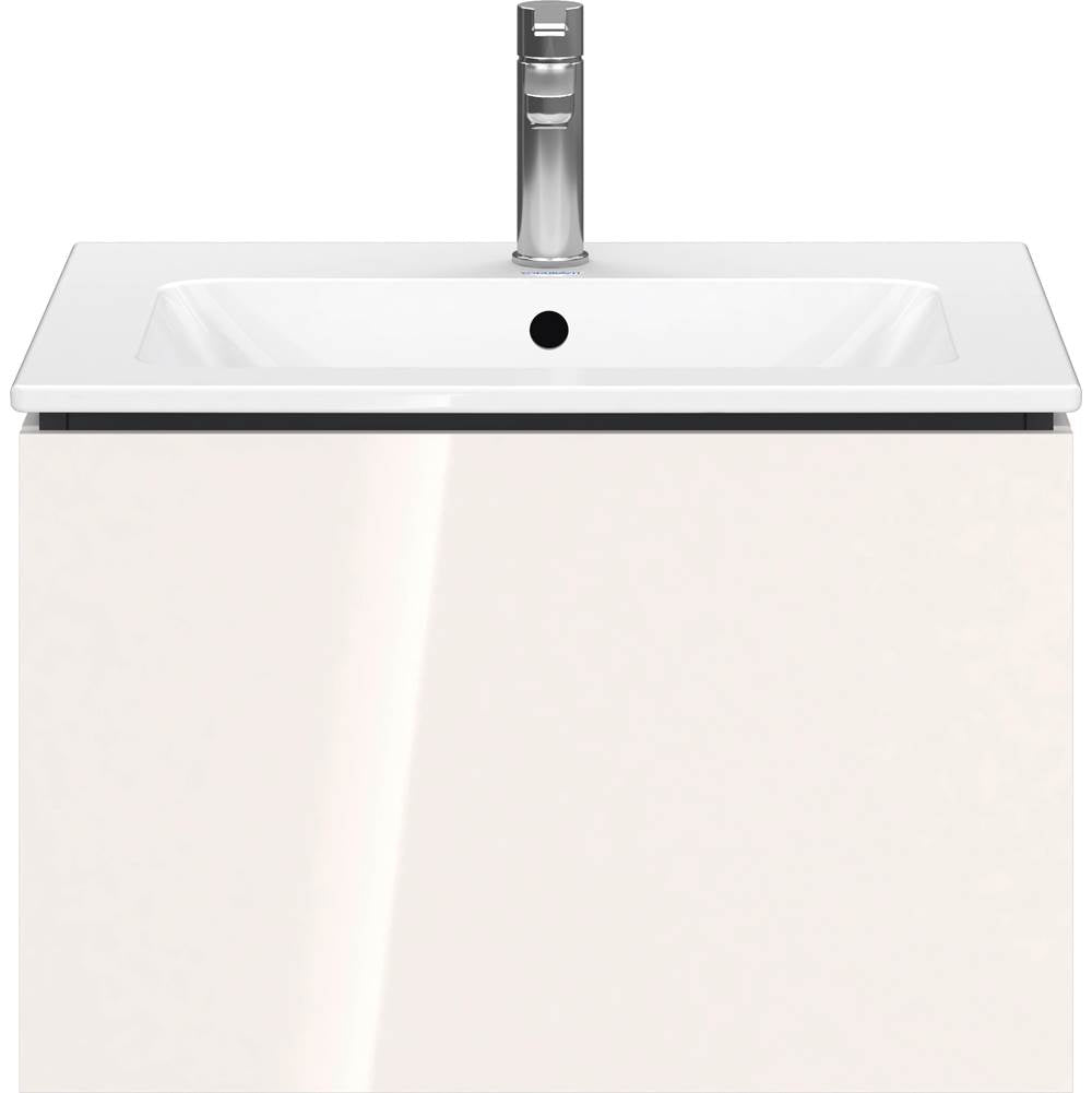 L-Cube One Drawer Wall-Mount Vanity Unit Concrete Gray