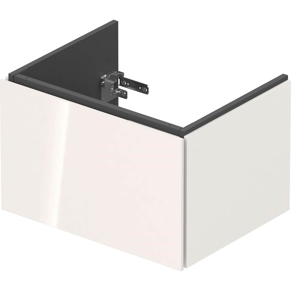 L-Cube One Drawer Wall-Mount Vanity Unit Concrete Gray