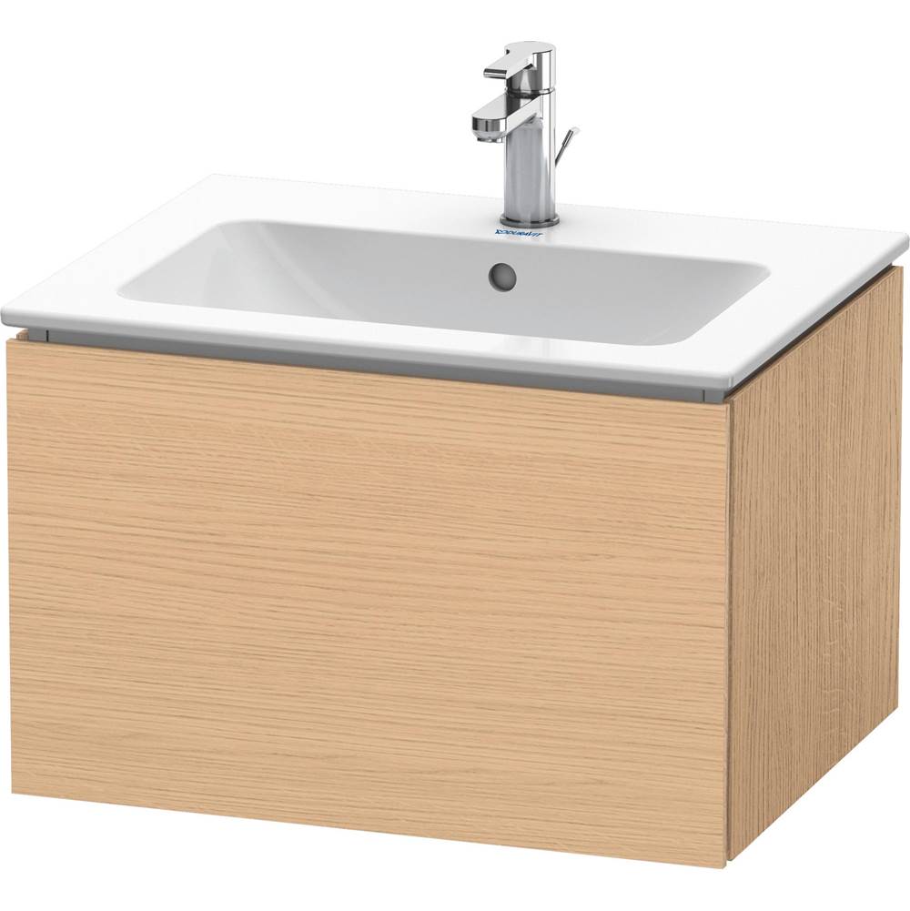 Duravit - L-Cube One Drawer Wall-Mount Vanity Unit Natural Oak - Natural Oak