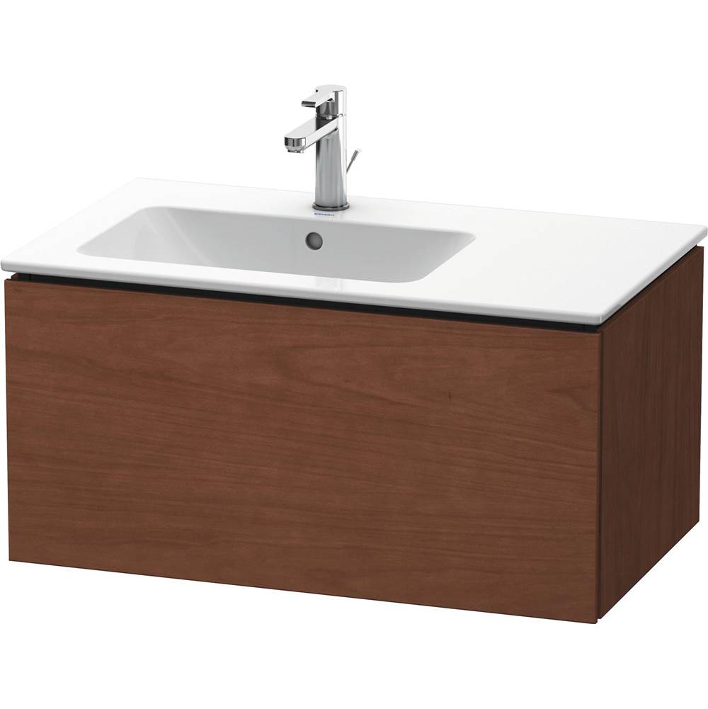L-Cube One Drawer Wall-Mount Vanity Unit Concrete Gray