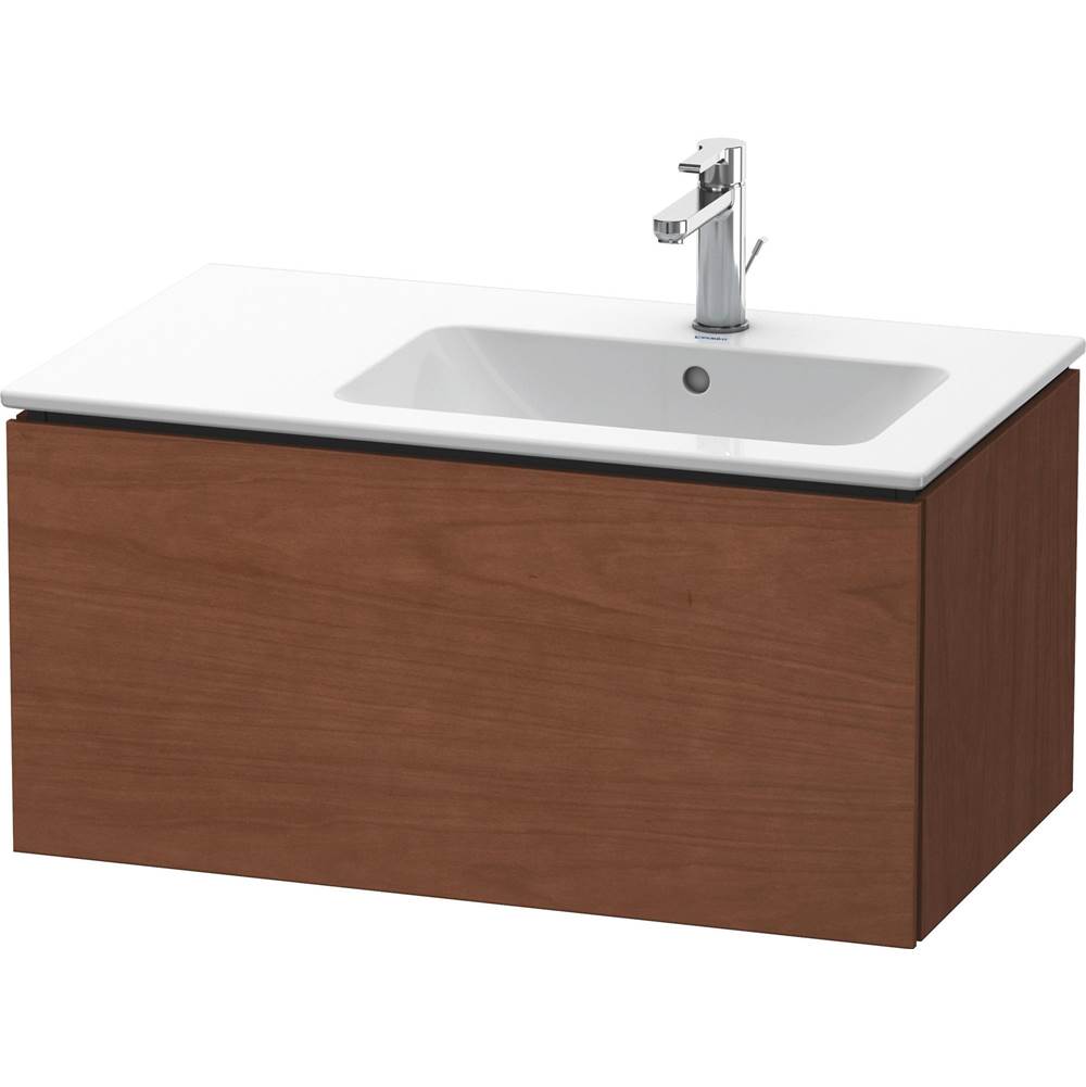L-Cube One Drawer Wall-Mount Vanity Unit Concrete Gray