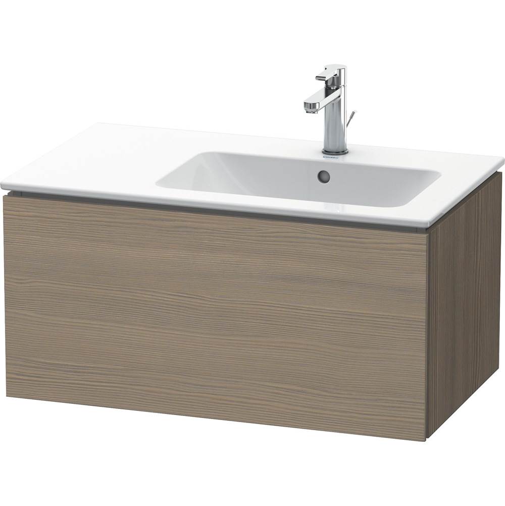 L-Cube One Drawer Wall-Mount Vanity Unit Concrete Gray