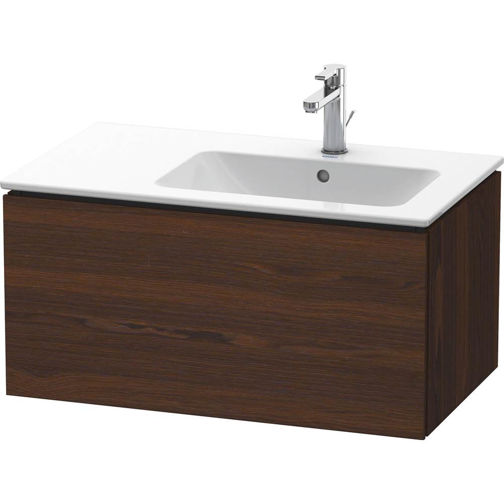 L-Cube One Drawer Wall-Mount Vanity Unit Concrete Gray