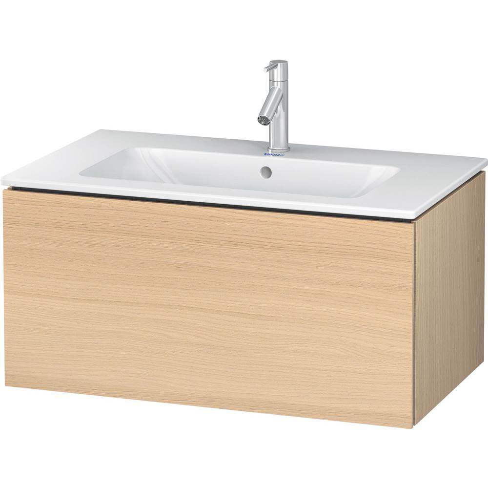 L-Cube One Drawer Wall-Mount Vanity Unit Concrete Gray