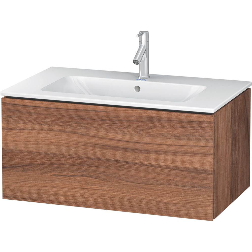 Duravit - L-Cube One Drawer Wall-Mount Vanity Unit Walnut - Natural Walnut