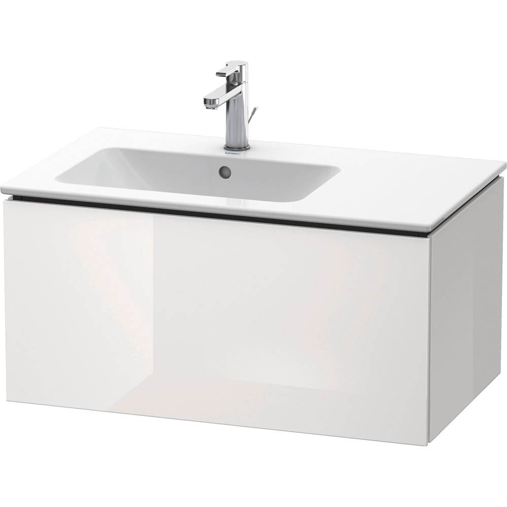 L-Cube One Drawer Wall-Mount Vanity Unit Concrete Gray