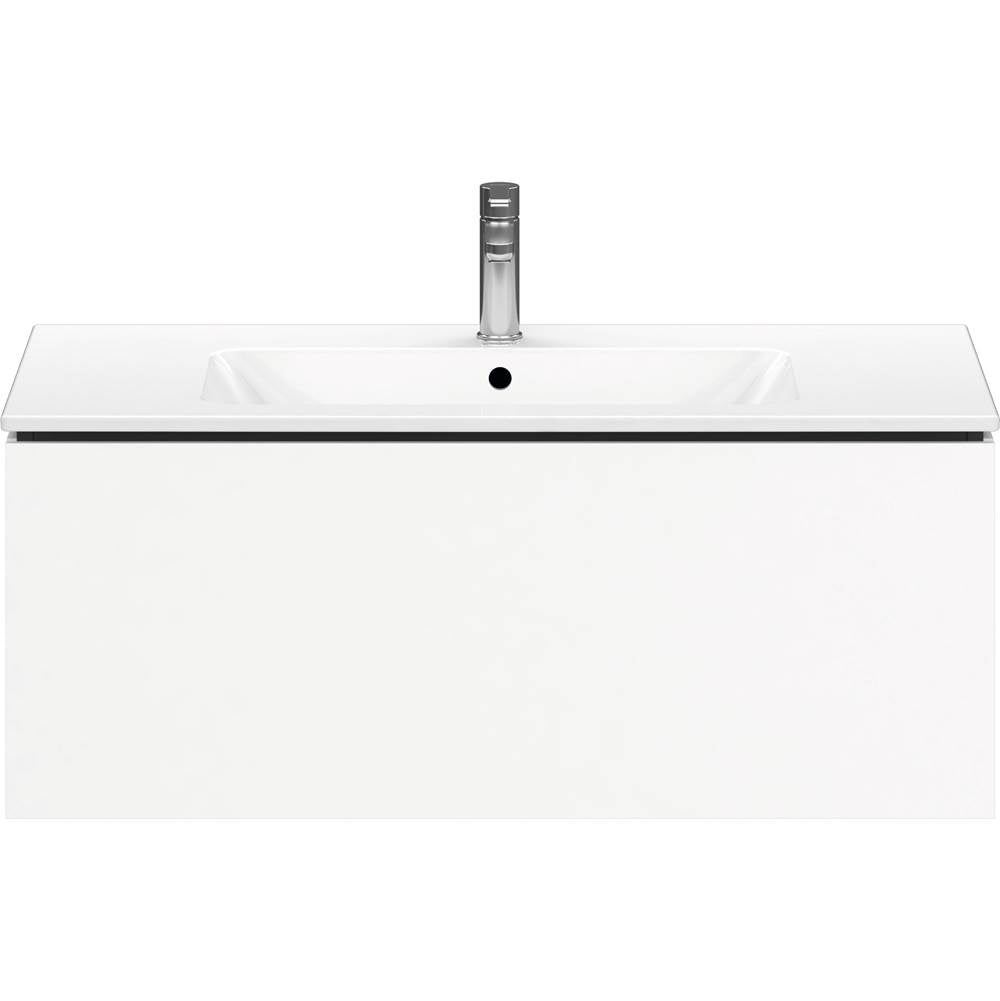 L-Cube One Drawer Wall-Mount Vanity Unit Concrete Gray