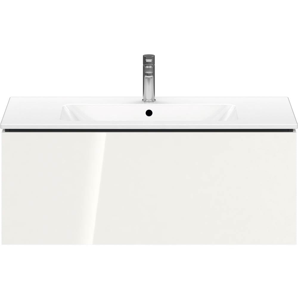 L-Cube One Drawer Wall-Mount Vanity Unit Concrete Gray