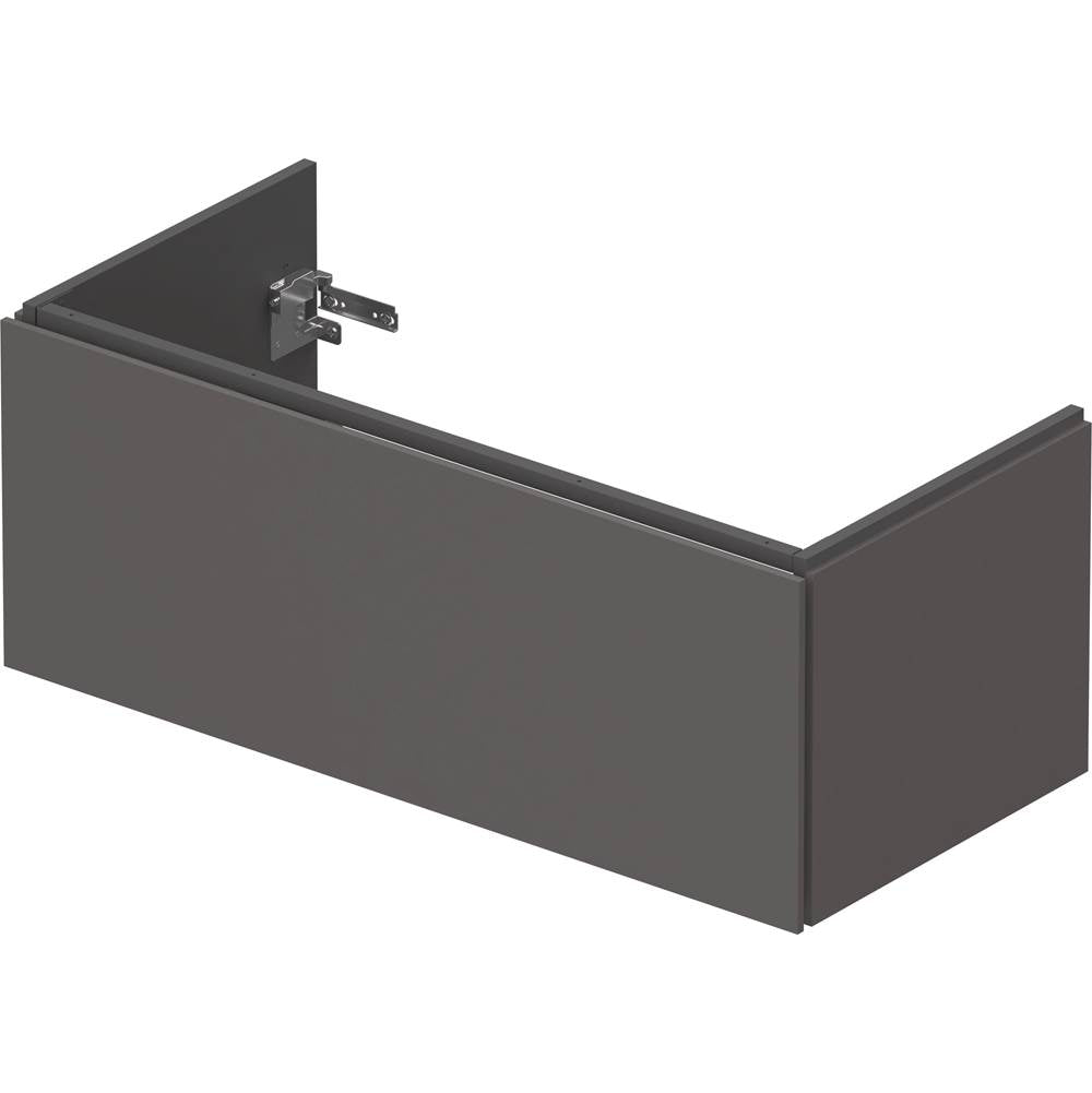 L-Cube One Drawer Wall-Mount Vanity Unit Concrete Gray
