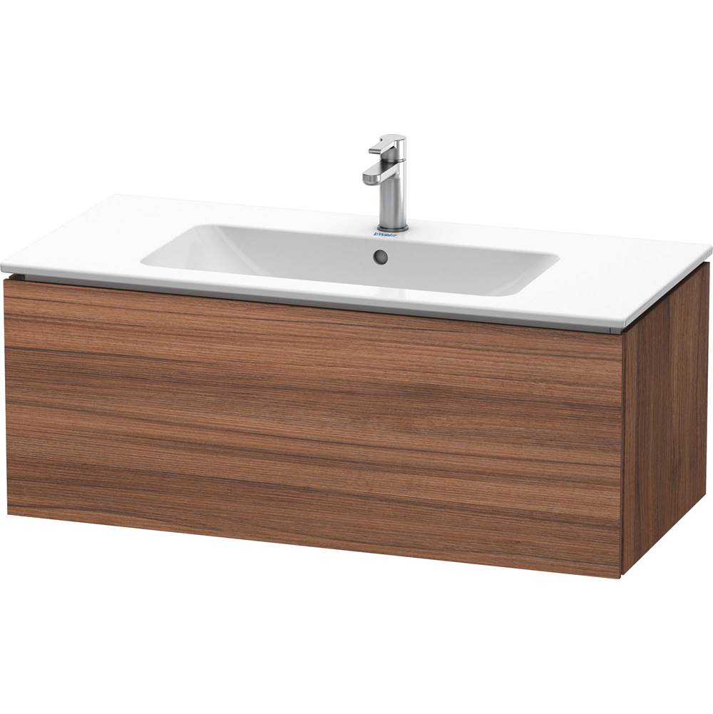 Duravit - L-Cube One Drawer Wall-Mount Vanity Unit Walnut - Natural Walnut