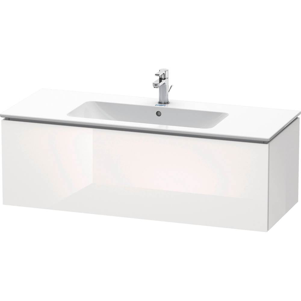 Duravit - L-Cube One Drawer Wall-Mount Vanity Unit White - White High Gloss