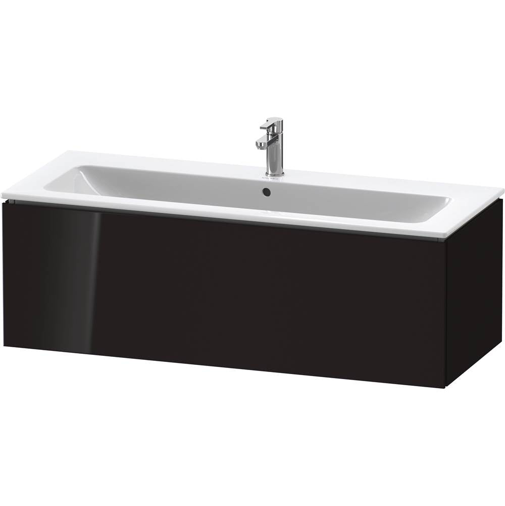 L-Cube One Drawer Wall-Mount Vanity Unit Concrete Gray