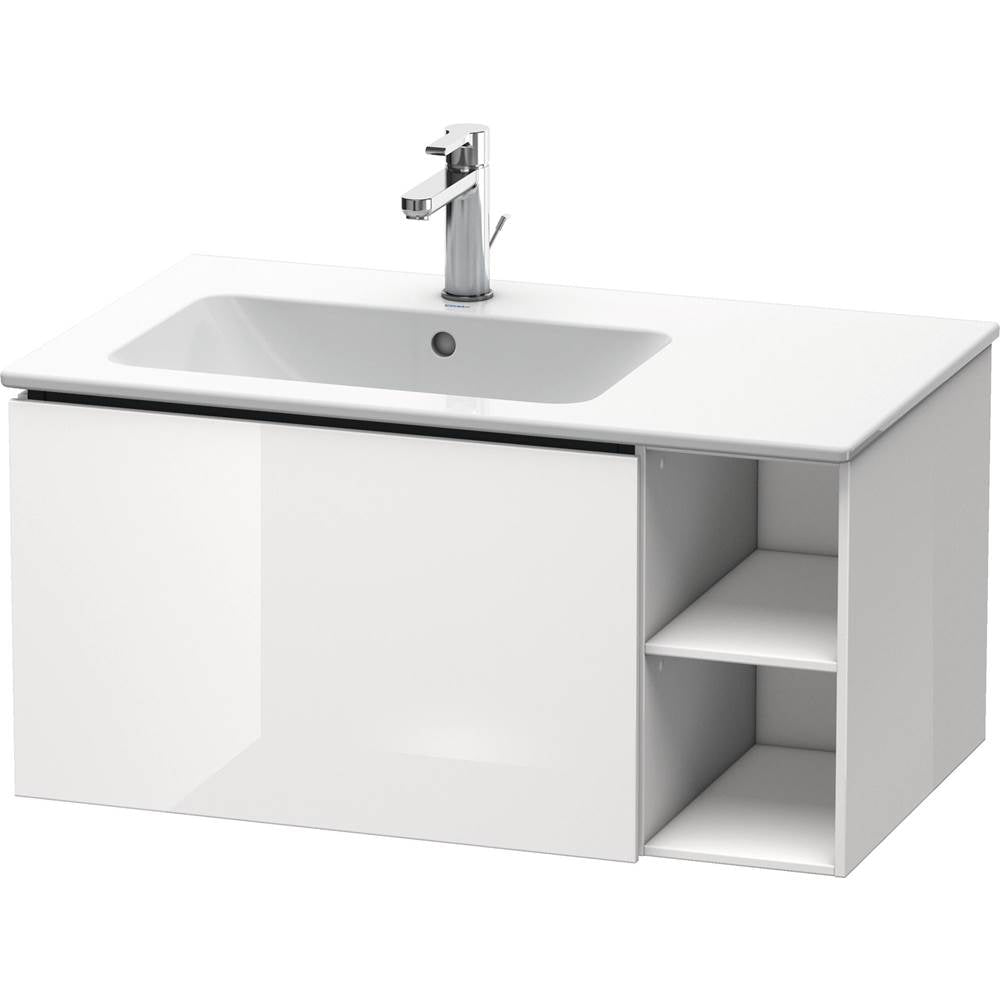 Duravit - L-Cube One Drawer Wall-Mount Vanity Unit White - White High Gloss