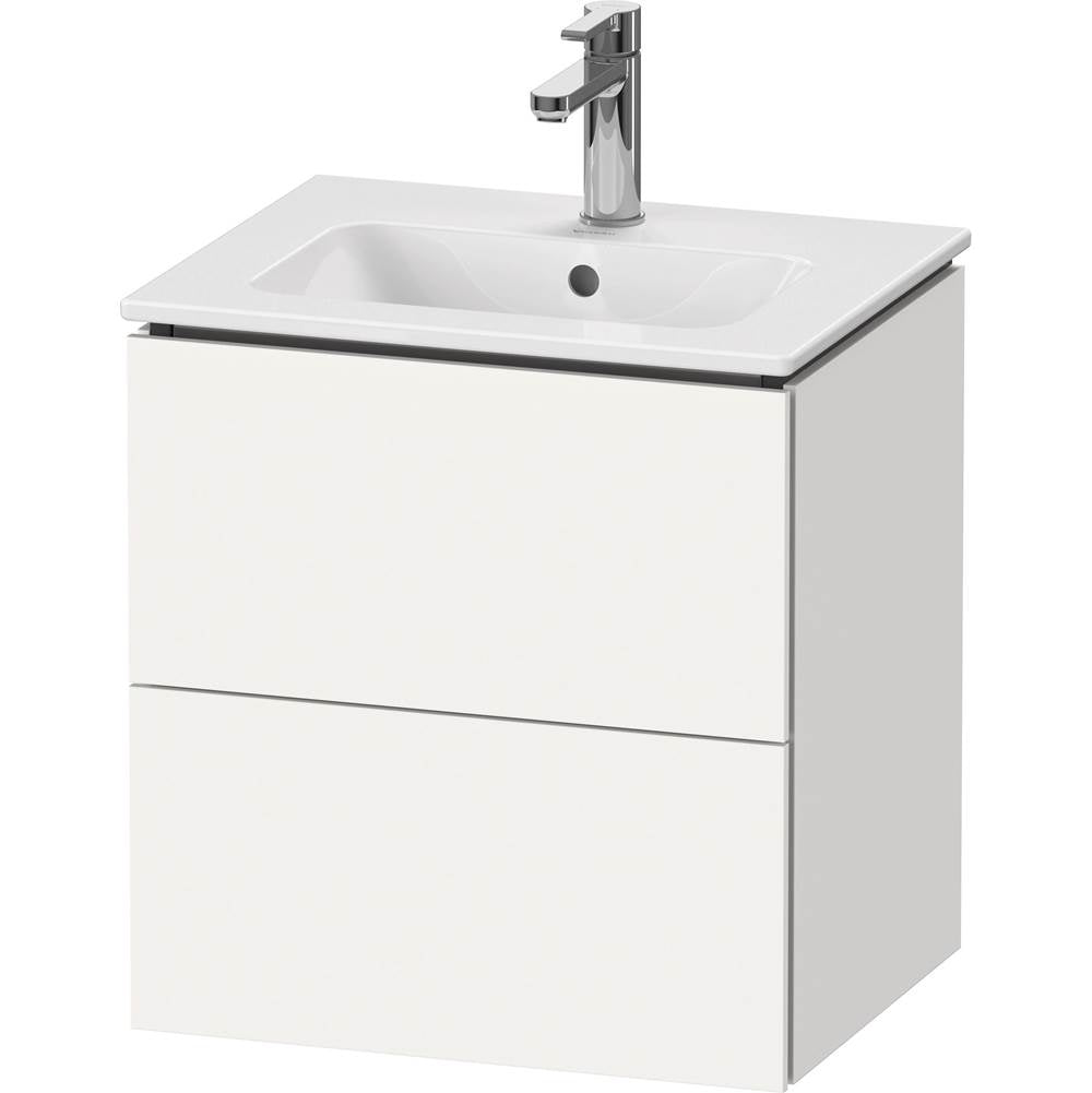 Duravit - L-Cube Two Drawer Wall-Mount Vanity Unit White - White Matte