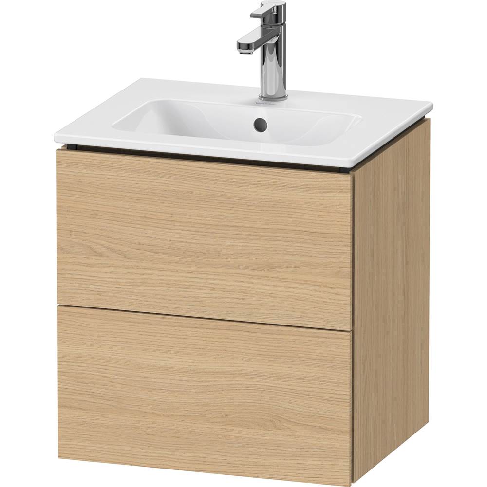 Duravit - L-Cube Two Drawer Wall-Mount Vanity Unit Natural Oak - Natural Oak
