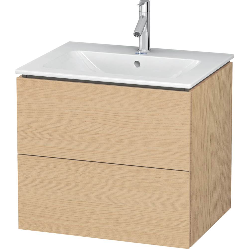 Duravit - L-Cube Two Drawer Wall-Mount Vanity Unit Natural Oak - Natural Oak