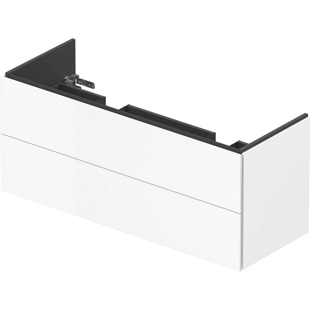 L-Cube Two Drawer Wall-Mount Vanity Unit Concrete Gray